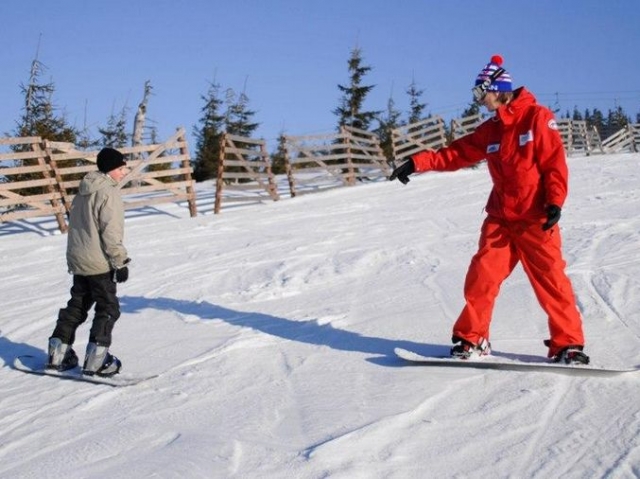  clase de snowboard Les Houches 